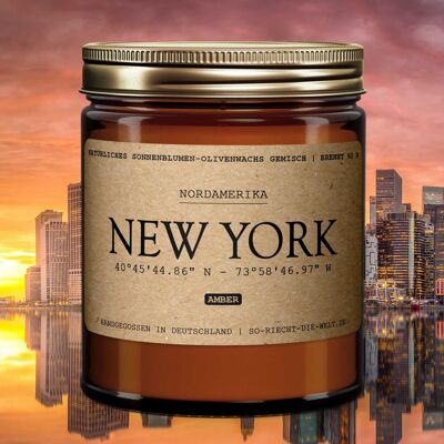 New York Candle - Amber