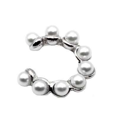 Earcuff Pearl argent 925