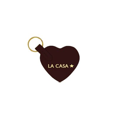 LA CASA HEART KEY RING