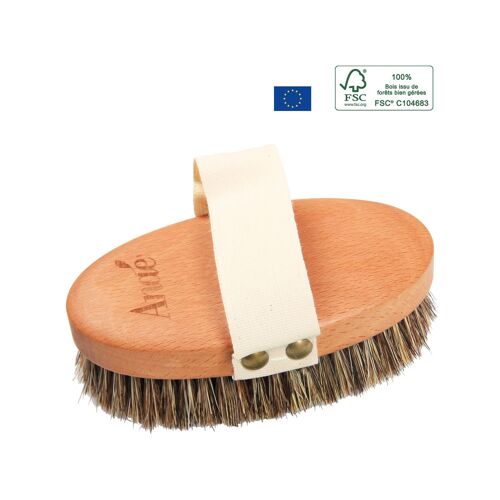 Brosse de massage corps- Crin de cheval