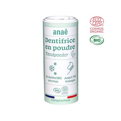 Pasta de dientes en polvo - sabor mentol