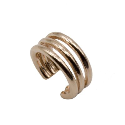 Earcuff Triple 925 silver rose gold plated