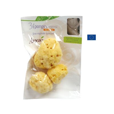 Menstrual sponges (set of 3)