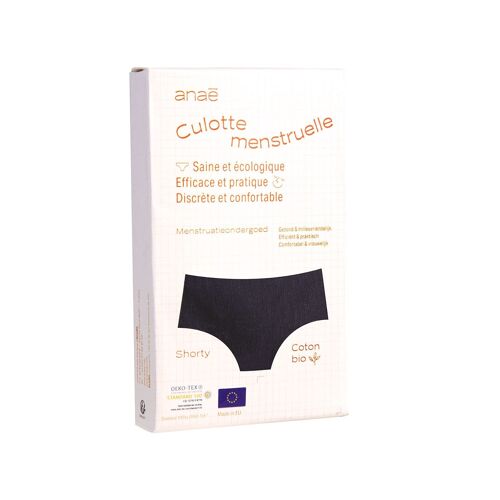 Shorty menstruel flux modéré