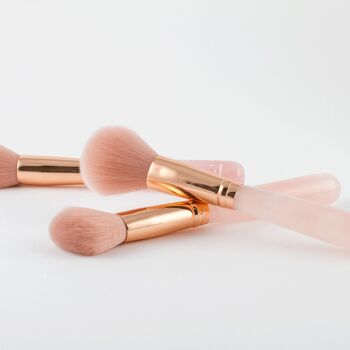 Pinceaux Maquillage Quartz Rose 4