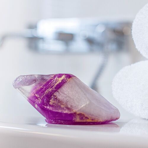 crystal soap Amethyst