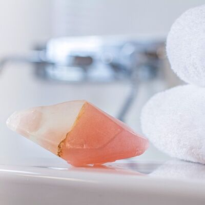Crystal soap Rose Quartz
