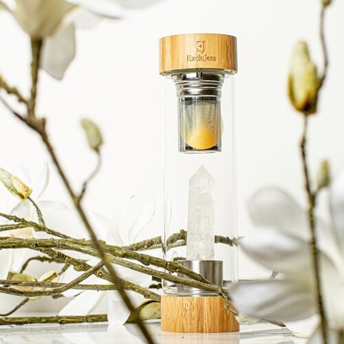 Bamboo Tea Infuser with Rhinestone