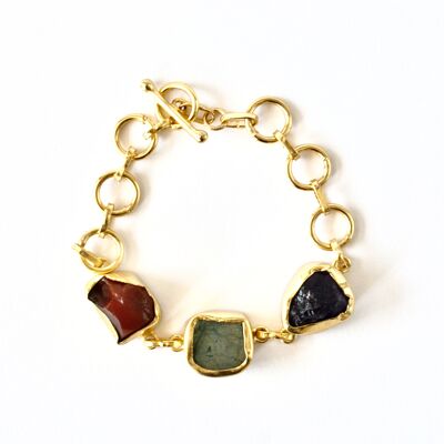 Natural stone bracelet.   Jewelry, bracelet, fashion.   Golden.  	Imitation jewelry.   Spring.  	handmade.   Weddings, guests.