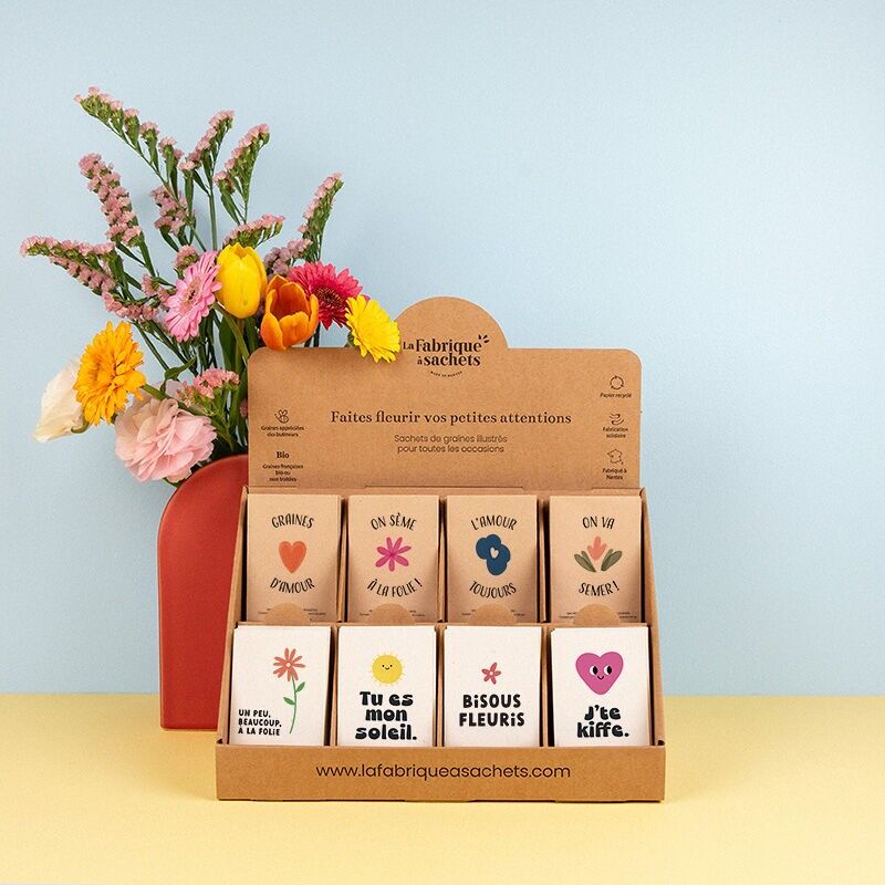 Love Best Seller Pack + Display Stand - Gift Seed Packets