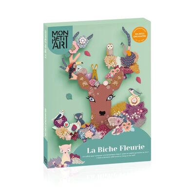 COFFRET CREATIF DE DECORATION "LA BICHE FLEURIE"