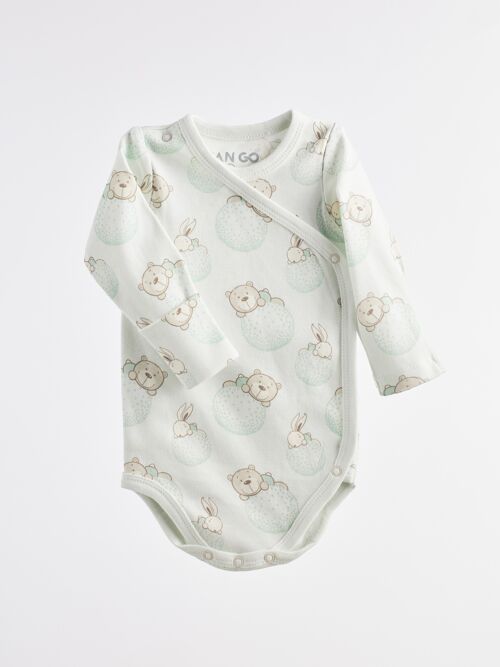 CAN GO Bodysuit Bear & Bunny 367