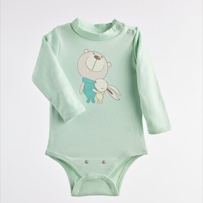 CAN GO Bodysuit Bear & Bunny  371