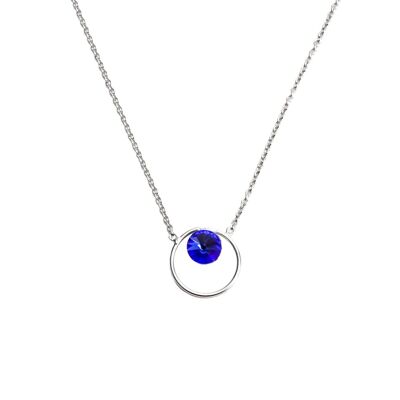 Kette Satelite 925 Silber sapphire