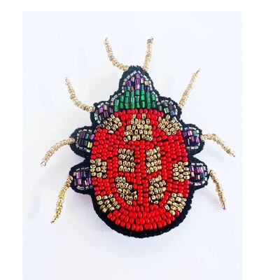 Broche 'Rouge Passion'
