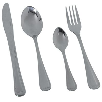SET OF 24 CUTLERY STAINLESS STEEL 18/10 GLOSS-SONIA DISHWASHER SUITABLE LL314