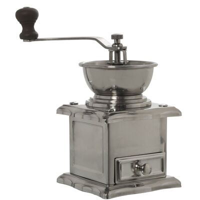 STAINLESS STEEL MANUAL COFFEE GRINDER _11X11X20CM LL532