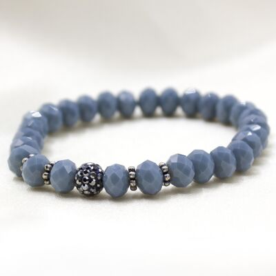 Bracelet Ilka bleu gris