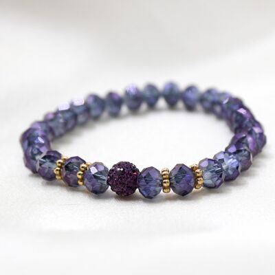 Bracelet Ilka dark violet