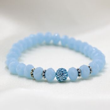 Bracelet Ilka bleu aqua