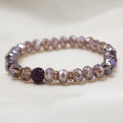 Bracelet Ilka aubergine