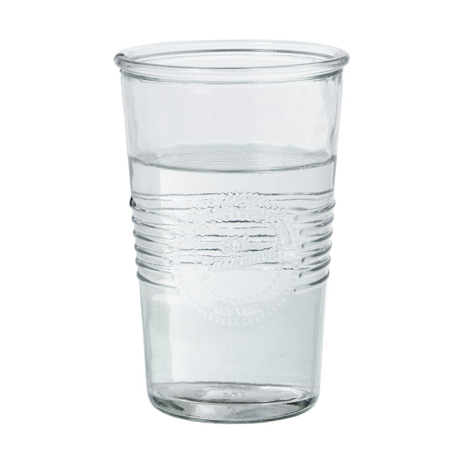 SET 6 VASOS CRISTAL 330ML _°SUP.7,8X12,5CM BASE:°5,7CM LL10086