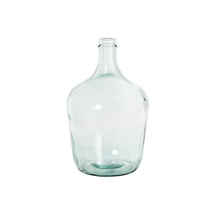 RECYCLED GLASS VASE CARRIER 4L TRANSPARENT °18X30CM LL11001