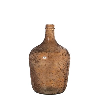 RECYCLED GLASS VASE CARRIER 4L °18X30CM LL11057