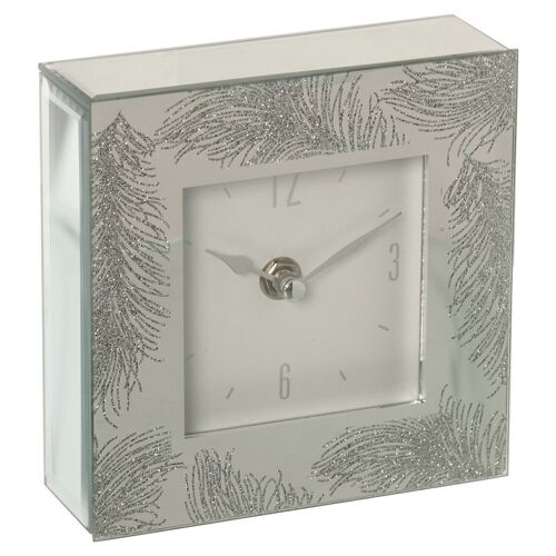 RELOJ SOBREMESA ESPEJOPILA: 1XAA, 1,5V (NO INCLUIDA) _14X4,5X14CM LL11588