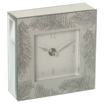 PILE D'HORLOGE DE TABLE MIROIR : 1XAA, 1,5 V (NON INCLUS) _14X4,5X14CM LL11588