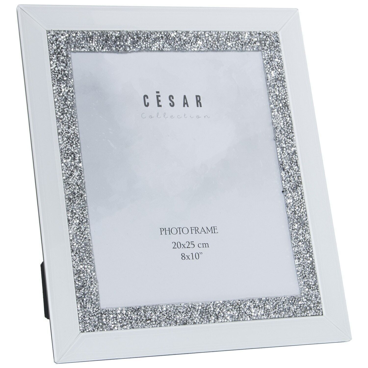 FOTOHALTER 20X25CM WEISSES GLAS MIT GLÄNZENDER AUSSENSEITE:27,3X32,3CM LL11695