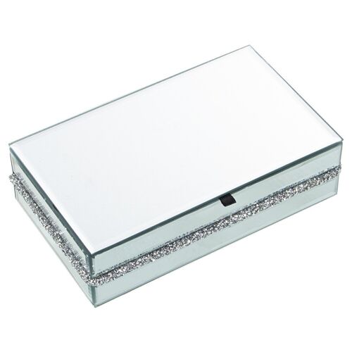 JOYERO CRISTAL ESPEJO 22X13X6CM LL11753