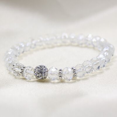 Bracelet Ilka crystal white