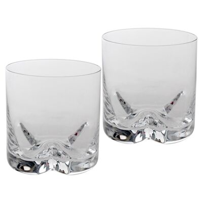 6ER-SET BOHEMIA UNTER GLAS GLAS _°9X9,5CM LL14617