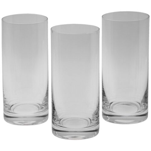 SET 6 VASOS CRISTAL BOHEMIA WHISKY ALTO 47CL EN CAJA REGALO _°7X16CM LL14632