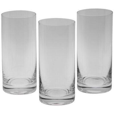 LOT DE 6 VERRES CRISTAL DE BOHÈME HIGH WHISKY 47CL DANS COFFRET CADEAU _°7X16CM LL14632