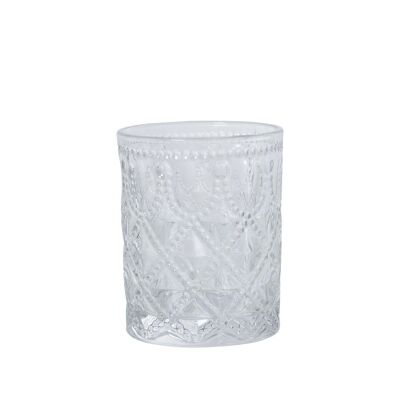 NIEDRIGES TRANSPARENTES GLAS, 270 ml, 8 x 10 cm, spülmaschinengeeignet, LL14997
