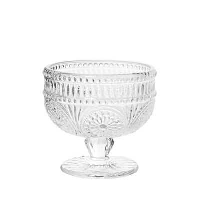 COUPE À GLACE EN VERRE TRANSPARENT _°10,5X10CM, ADAPTÉ AU LAVE-VAISSELLE LL15029