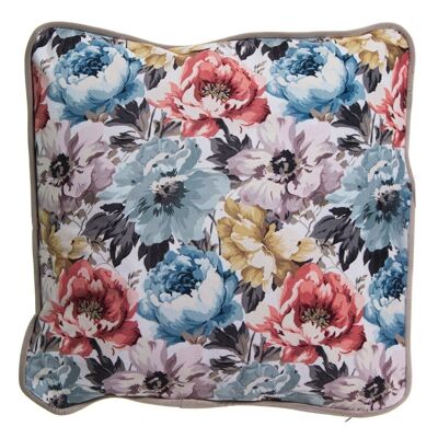 PRINTED VELVET CUSHION 45X45CM W/ZIPPER 45X45CM LL20003