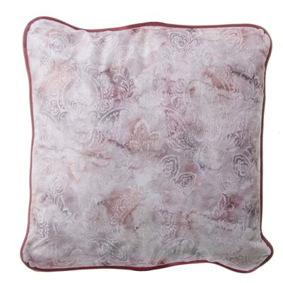 COUSSIN EN VELOURS IMPRIMÉ DOUBLE FACE 45X45CM AVEC FERMETURE ÉCLAIR 45X45CM LL20019