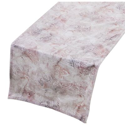 PRINTED VELVET TABLE RUNNER _33X180 CM LL20021