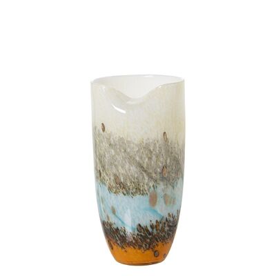 GLASS VASE °14X25CM LL20157