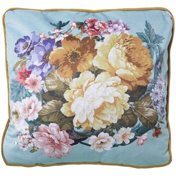 COUSSIN EN VELOURS LEIAVENECIA 45X45CM AVEC FERMETURE ÉCLAIR _45X45CM, 100% POLY╔STER LL20203