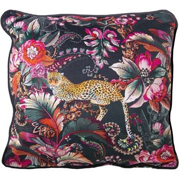 INDIANO LEO VENISE COUSSIN VELOURS 45X45CM A/ZIPPER 45X45CM, 100% POLY╔STER LL20249