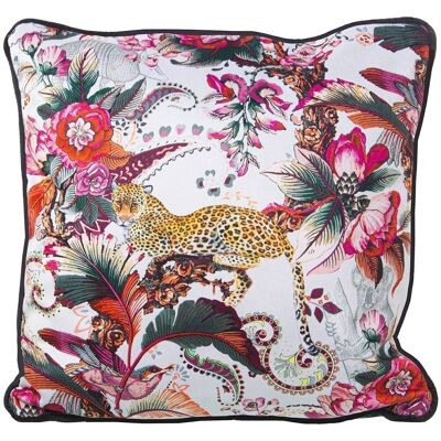 INDIANO LEO VENICE VELVET CUSHION 45X45CM W/ZIPPER 45X45CM, 100% POLY╔STER LL20250