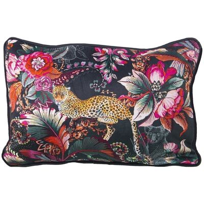 INDIANO LEO VENISE COUSSIN VELOURS 30X45CM A/ZIPPER 45X30CM, 100% POLY╔STER LL20251