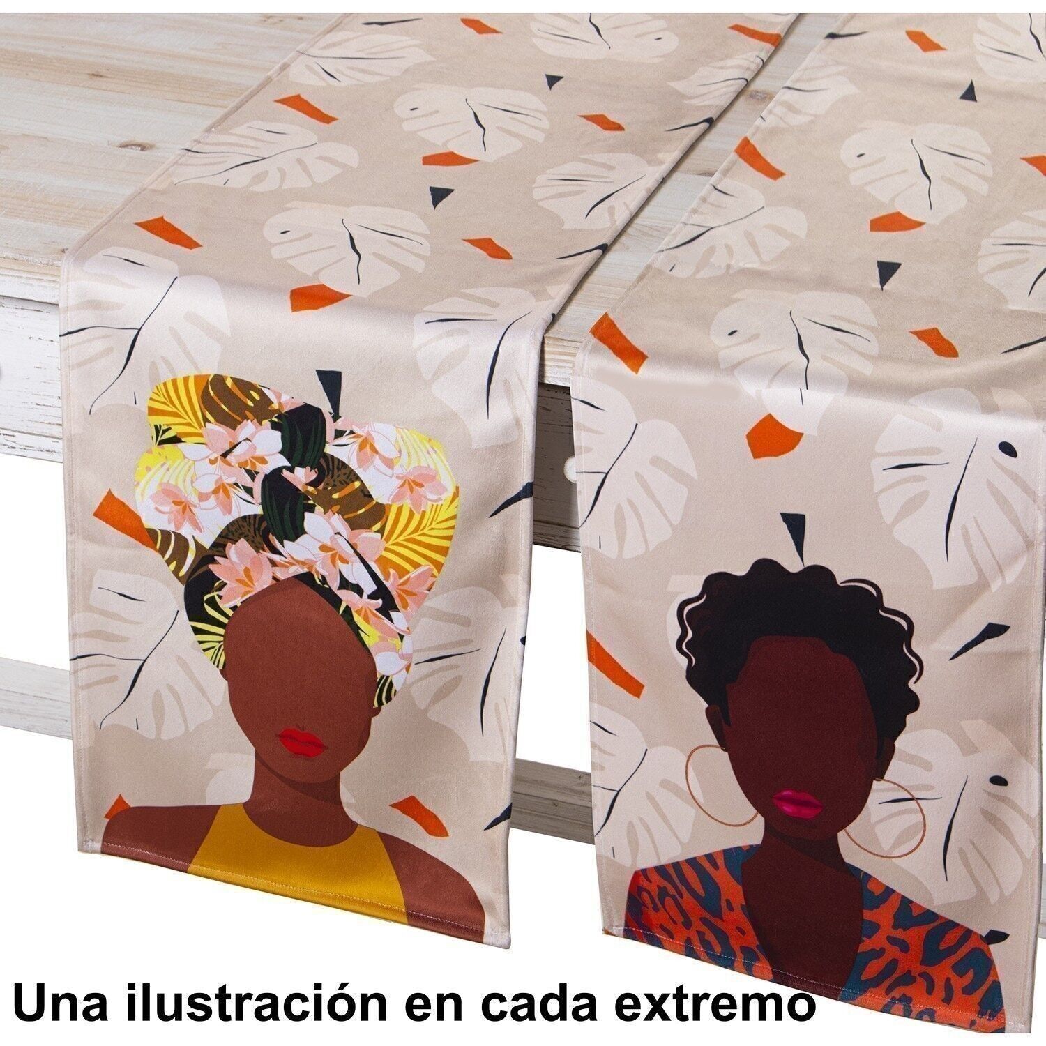 CAMINO DE MESA TERCIOPELO 180X30CM LOUIS VENECIA 180X30CM, 100% POLI╔STER LL20275