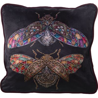 CUSHION 45X45CM VELVET WITH ZIPPER 45X45CM LL20312