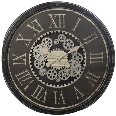 RELOJ DE PARED ø75CM C/MOVIMIENTO ACRÍLICO _°75X8,5CM, PILAS:3XAA NO INCL LL23196