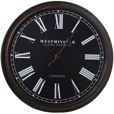 RELOJ DE PARED ø76CM ACRÍLICO °76X8,5CM, PILAS:1XAA NO INCL LL23249